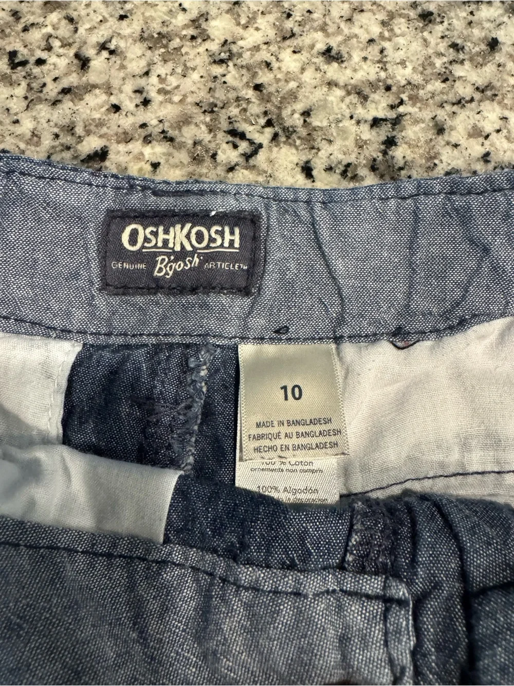 OshKosh B'gosh Chambray Shorts - Denim Blue